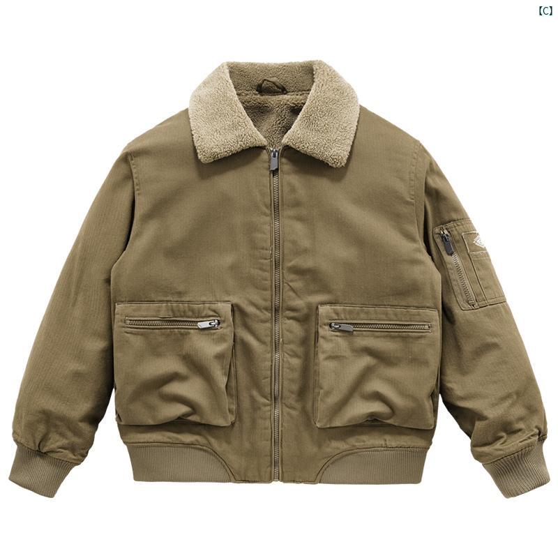 HOGEX ボン バー ジャケット メンズ 秋冬 ベルベット 厚手 コート アメリカン レトロ ワークウェア コットンジャケット