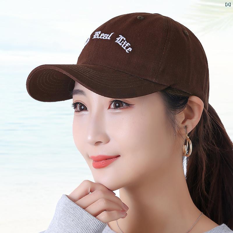 韓国 ファッション レター 刺繍 野球帽 カップル 帽子 レディース 春夏 カジュアル ソフト トップ ピーク キャップ 男性 湾曲 つば