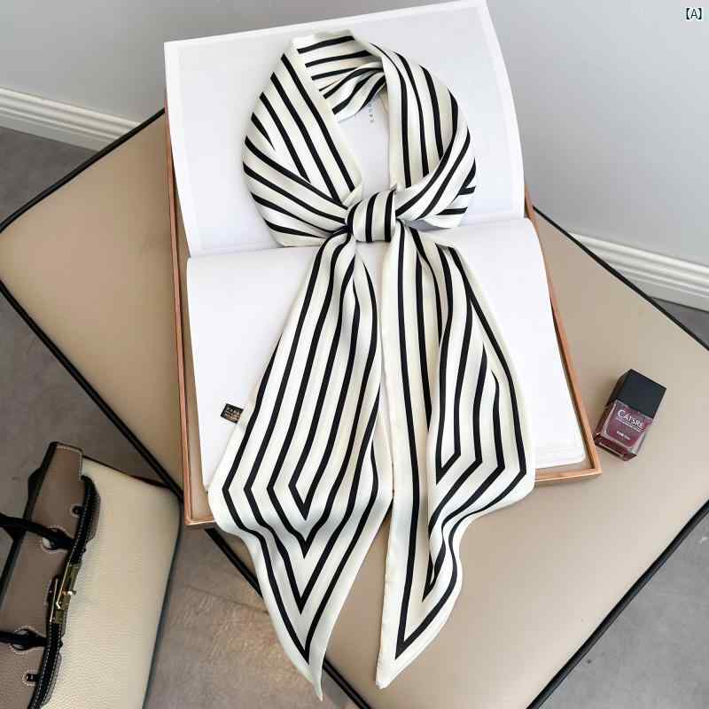 レディース　ファッション　ファッション小物　オシャレ 春秋 夏用 小柄 細長い スカーフ シャツ 付き リボン 装飾 ネック プロテクター ネクタイ 薄手