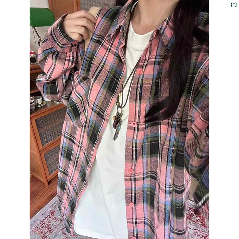 韓国メンズファッション メンズ　メンズファッション　海外　オシャレ ネイビーブルー チェック柄 シャツ メンズ 長袖 秋 ヴィンテージ アメリカン ootd ウェア ニュートラルジャケット