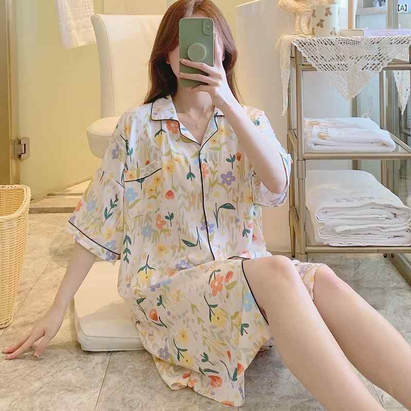 シャツ ネグリジェ レディース 夏 半袖 コットン パジャマ ドレス プリンセス パレス 大きいサイズ