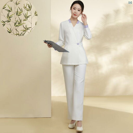 Xiangchunniao 医療 美容 ナース 制服 スプリット スーツ レディース 秋冬 ビューティーサロン 歯科 口腔 ケア 作業着 Xiangchunniao 医療 美容 ナース 制服 スプリット スーツ レディース 秋冬 ビューティーサロン 歯科 口腔 ケア 作業着