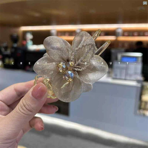 メッシュ ビーズ 太陽 花 ボール ヘッド クリップ ヘア アーティファクト つぼみ アクセサリー レディース メッシュ ビーズ 太陽 花 ボール ヘッド クリップ ヘア アーティファクト つぼみ アクセサリー レディース
