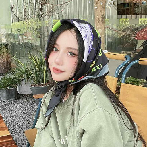 レディース ファッション 小物 スカーフ 柄 かわいい Y2K 平成 ワンポイント クール スタイリッシュ ガール スカーフ ファッション ヘア バンド 正方形 スカーフ新 マッチング シャツ セーター レディース ファッション 小物 スカーフ 柄 かわいい Y2K 平成 ワンポイント クール スタイリッシュ ガール スカーフ ファッション ヘア バンド 正方形 スカーフ新 マッチング シャツ セーター