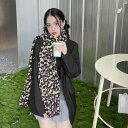 レディース ファッション 小物 スカーフ 柄 かわいい Y2K 平成 ワンポイント アメリカ スタイリッシュ ガール 古風 ヒョウ柄 ニット スカーフ 冬 暖かい ショール デュアル(4)
