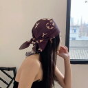 レディース ファッション 小物 スカーフ 柄 かわいい Y2K 平成 ワンポイント ヴィンテージ 小柄 正方形 スカーフ 屋外 フランス 日焼け防止 ヘッド メンズ 夏 ファッション 薄手(4)
