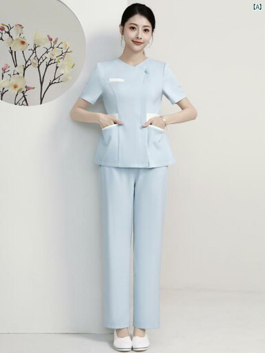 Xiangchunniaoqing 医療 美容 ナース 制服 分割 スーツ レディース 夏 美容院 病院 歯科 口腔 ケア 作業着 Xiangchunniaoqing 医療 美容 ナース 制服 分割 スーツ レディース 夏 美容院 病院 歯科 口腔 ケア 作業着