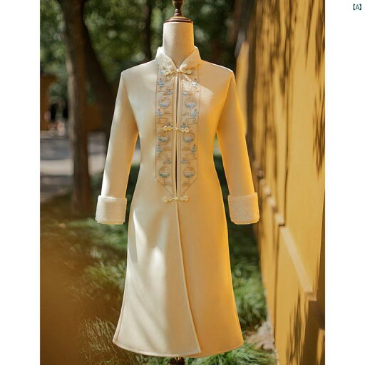 レディース 中華ドレス 中国ドレス チャイナドレス 綺麗 オシャレ パーティー 披露宴 上品 オフ ホワイト チャイナ アウタージャケット レディース 秋冬 中華風 コーデュロイ 裏起毛 ミドル丈 レディース 中華ドレス 中国ドレス チャイナドレス 綺麗 オシャレ パーティー 披露宴 上品 オフ ホワイト チャイナ アウタージャケット レディース 秋冬 中華風 コーデュロイ 裏起毛 ミドル丈