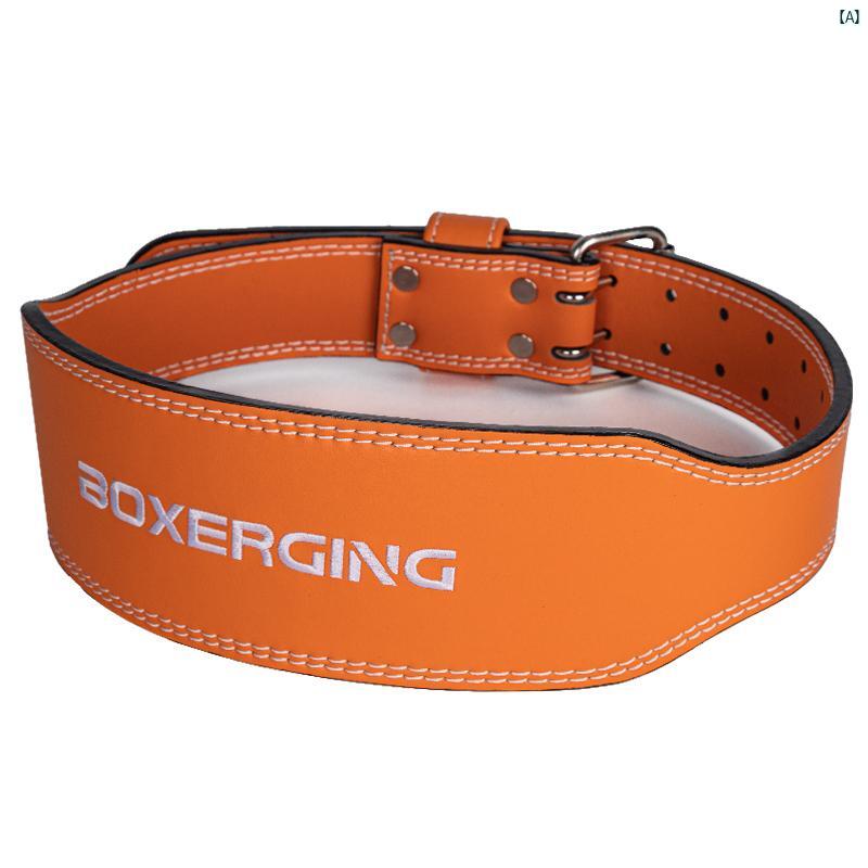 ボクシング フィットネス ベルト スクワット デッドリフト プロ 強度 重量挙げ レディース 三層 ソフト 牛革 トレーニング