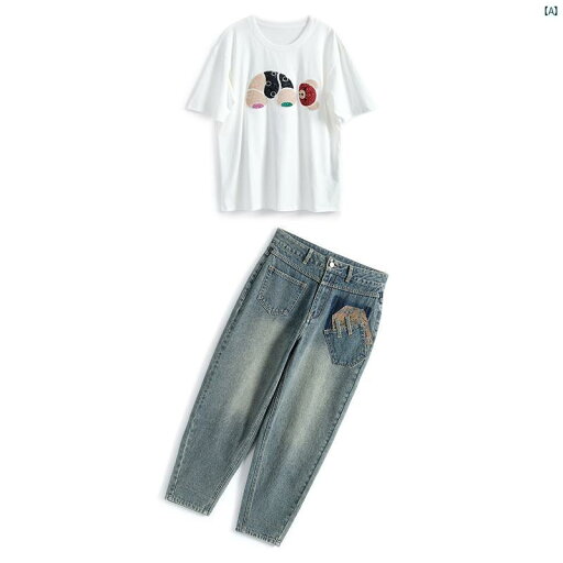 レディース レディース ファッション オシャレ 海外ファッション ベア Tシャツ レトロ ダメージ ジャガード ジーンズ スーツ レディース レディース レディース ファッション オシャレ 海外ファッション ベア Tシャツ レトロ ダメージ ジャガード ジーンズ スーツ レディース