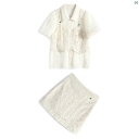 レディース レディース ファッション オシャレ 海外ファッション パフスリーブ& サスペンダー 刺繍 レース スパンコール シャツ スリム スカート スーツ