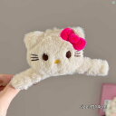 レディース レディース ファッション 韓国 韓国 かわいい 猫 ぬいぐるみ ヘア クリップ レディース 髪 サイズ サメ クリップ後頭部 秋冬 アクセサリー