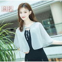 レディース ファッション 結婚式 パーティー 着飾り オシャレ ショール レディース シフォン コート 小柄 ケープ 快適 サスペンダー スカート ベスト 日焼け防止 服