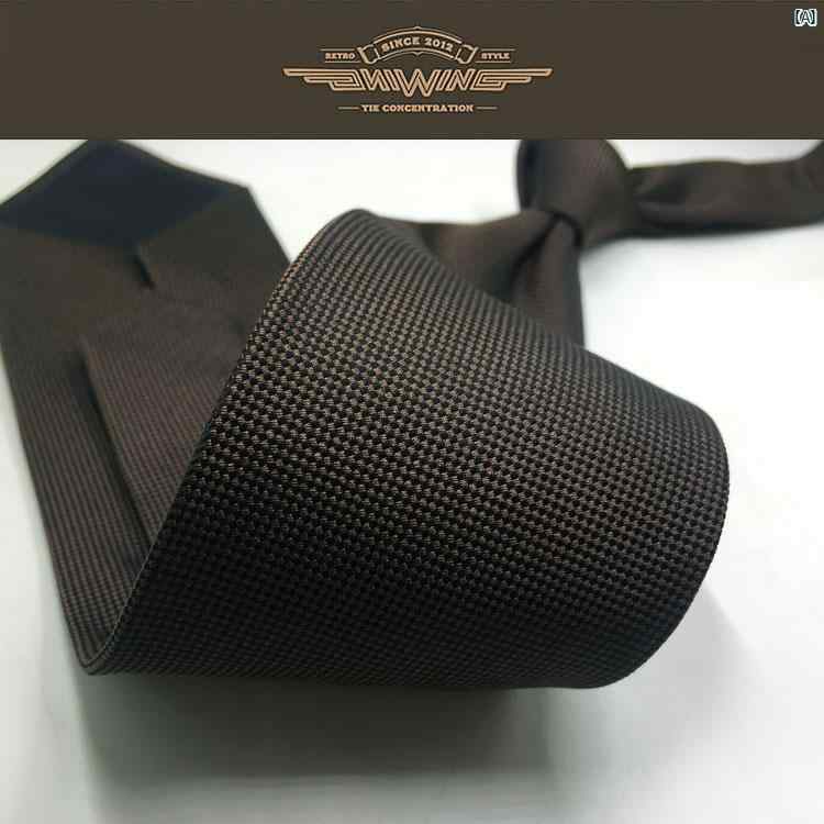 メンズ　メンズファッション　ファッション小物　メンズ小物 メンズ ビジネス フォーマル ネクタイ コーヒー 色 無地 シンプル 先 染め 結婚式 公務員