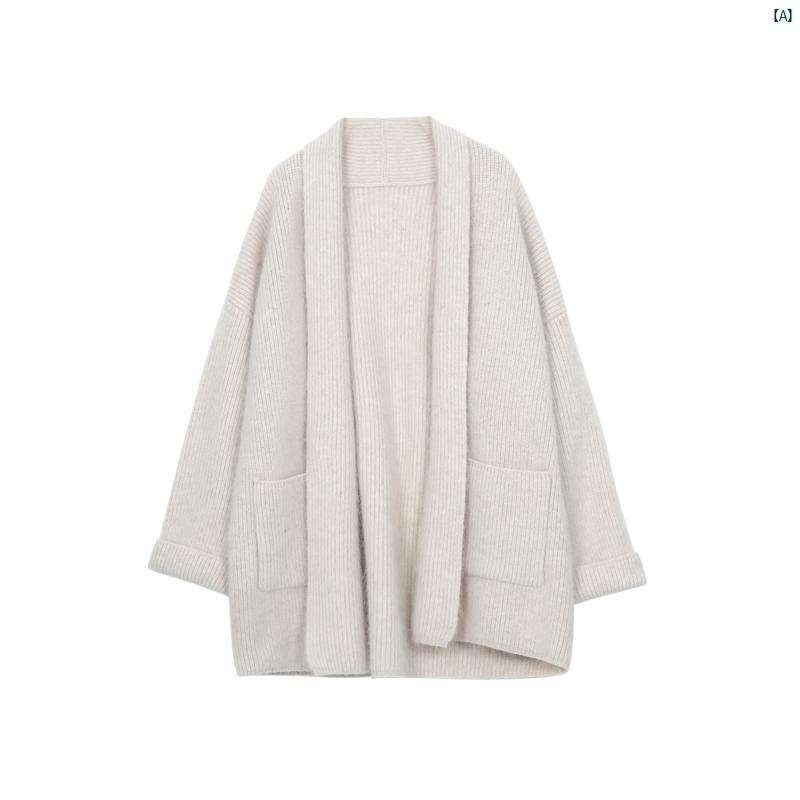 レディース　ファッション　春　秋　冬　オシャレ　綺麗　上品　海外　韓国ファッション 雲 楼 曼 景 1010 pm 800 リラックス 凛々 しさ ～ ラビット ウール 混 たり セーター