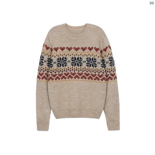レディース ファッション 春 秋 冬 オシャレ 綺麗 上品 海外 韓国ファッション Nordic Notes 1010 pm 800 フェア アイランド レトロ 秋冬 ラウンドネック ジャカードセーター レディース ファッション 春 秋 冬 オシャレ 綺麗 上品 海外 韓国ファッション Nordic Notes 1010 pm 800 フェア アイランド レトロ 秋冬 ラウンドネック ジャカードセーター