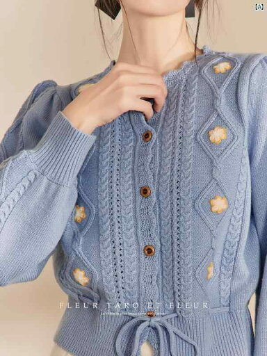 レディース ファッション 冬 綺麗 大歳 上品 オシャレ ジョー フラワーボトル ハイエンド て セーター レディース レトロ 刺繍 巾着 ニットカーディガン レディース ファッション 冬 綺麗 大歳 上品 オシャレ ジョー フラワーボトル ハイエンド て セーター レディース レトロ 刺繍 巾着 ニットカーディガン