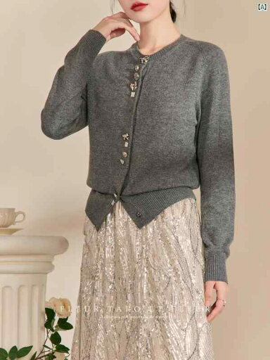 レディース ファッション 冬 綺麗 大歳 上品 オシャレ 喬 華 順 秋服 レディース 初秋 ファッション 通勤 シック グレー 長袖 セーター トップ レディース ファッション 冬 綺麗 大歳 上品 オシャレ 喬 華 順 秋服 レディース 初秋 ファッション 通勤 シック グレー 長袖 セーター トップ