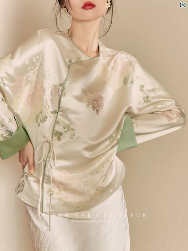 レディース ファッション 冬 綺麗 大歳 上品 オシャレ 喬 華 順 秋 中華風 コート シャツ レトロ 歌 錦 ジャカード トップ レディース ファッション 冬 綺麗 大歳 上品 オシャレ 喬 華 順 秋 中華風 コート シャツ レトロ 歌 錦 ジャカード トップ