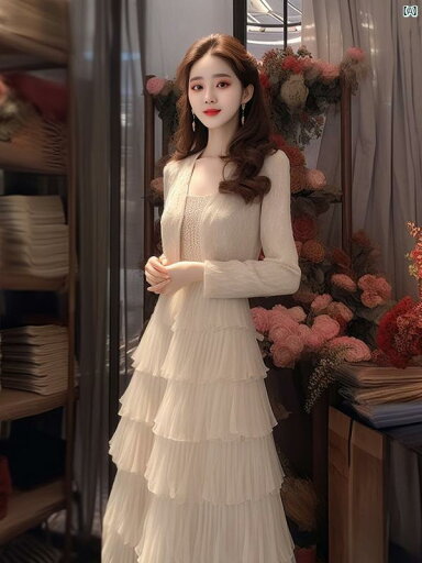 レディース ドレス ファッション オシャレ 上品 韓国 韓国 ドラマ 小 祥 風 高級感 軽か大歳 ホワイト 衣 サスペンダー ケーキ スカート 秋 レディース 2点 スーツ レディース ドレス ファッション オシャレ 上品 韓国 韓国 ドラマ 小 祥 風 高級感 軽か大歳 ホワイト 衣 サスペンダー ケーキ スカート 秋 レディース 2点 スーツ