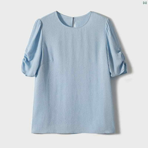 レディース ファッション 春秋 韓国 韓国 かわいい 綺麗 欧州風 風 レディース 大歳 おしゃれ 19 MM 伸縮性 ガン レ クレープ テクスチャー クラフト センス ラウンドネック トップ SYC 783313 MG レディース ファッション 春秋 韓国 韓国 かわいい 綺麗 欧州風 風 レディース 大歳 おしゃれ 19 MM 伸縮性 ガン レ クレープ テクスチャー クラフト センス ラウンドネック トップ SYC 783313 MG