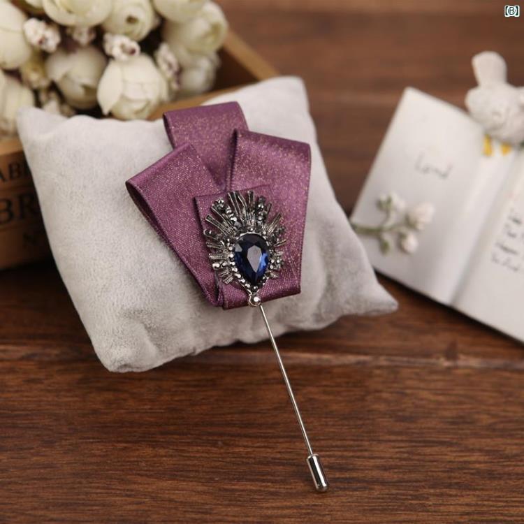 レディース　アクセサリー　衣装　コスプレ　パーティー　かわいい　オシャレ　ファッション レトロ 文学 ブローチ メンズ コサージュ シンプル 韓国 一文字長 スーツ レディース ピン シャツ アクセサリー