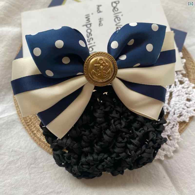 レディース　アクセサリー　衣装　コスプレ　パーティー　かわいい　オシャレ　ファッション レディース 専門 看護 師用 ヘア ネット アップ 客室 乗務員用 ポケット 高級 帽子 バンク アクセサリー