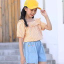 ベビー 子供 キッズ ファッション オシャレ かわいい 似合う ガールズ用 シャツ スタイリッシュ 夏 半袖 コットンシャツ トップス 子供用 ベビー ドール