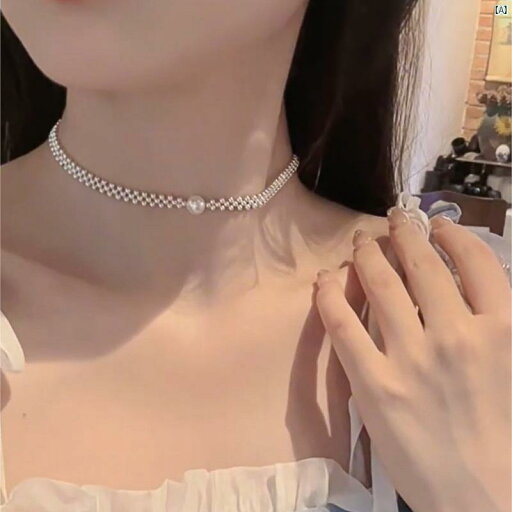 レディース アクセサリー 上品 かわいい 綺麗 付けすい シンプル フレンチ レトロ パール チョーカー ネックレス ハイエンド エレガント シンプル ネック チェーン 鎖骨 レディース アクセサリー 上品 かわいい 綺麗 付けすい シンプル フレンチ レトロ パール チョーカー ネックレス ハイエンド エレガント シンプル ネック チェーン 鎖骨