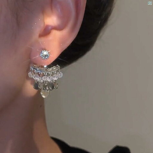 レディース アクセサリー 上品 かわいい 綺麗 付けすい シンプル フレンチ ツー ウェア タッセル イヤリング シンプル 軽く 個性 レディース アクセサリー 上品 かわいい 綺麗 付けすい シンプル フレンチ ツー ウェア タッセル イヤリング シンプル 軽く 個性