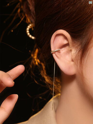 レディース アクセサリー 上品 かわいい 綺麗 付けすい シンプル クロス ラップ シングル タッセル チェーン 耳骨 クリップ ピアス し ハイエンド 耳 スタッド イヤリング レディース アクセサリー 上品 かわいい 綺麗 付けすい シンプル クロス ラップ シングル タッセル チェーン 耳骨 クリップ ピアス し ハイエンド 耳 スタッド イヤリング