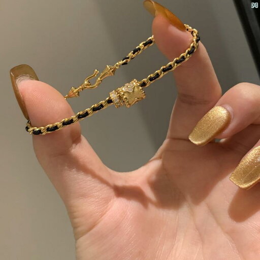 レディース アクセサリー 上品 かわいい 綺麗 付けすい シンプル 中世 ブラックゴールド 編組 小柄 ウエスト ジルコン ブレスレットットット ット ハイエンド シンプル ハンド ジュエリー レディース レディース アクセサリー 上品 かわいい 綺麗 付けすい シンプル 中世 ブラックゴールド 編組 小柄 ウエスト ジルコン ブレスレットットット ット ハイエンド シンプル ハンド ジュエリー レディース