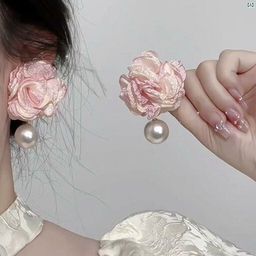 レディース アクセサリー 上品 かわいい 綺麗 付けすい シンプル フレンチ ピンク ローズパール イヤリング 誇張 大きい 花 スタッド ホリデー 高級感 エレガント 雰囲気 レディース アクセサリー 上品 かわいい 綺麗 付けすい シンプル フレンチ ピンク ローズパール イヤリング 誇張 大きい 花 スタッド ホリデー 高級感 エレガント 雰囲気
