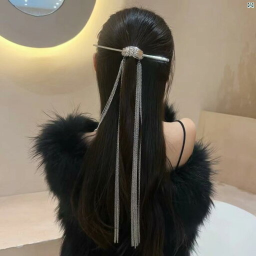 レディース アクセサリー 上品 かわいい 綺麗 付けすい シンプル ライト 高級 タッセル ヘアピン 誇張 ポニーテール後頭部 ヘア アクセサリー レディース アクセサリー 上品 かわいい 綺麗 付けすい シンプル ライト 高級 タッセル ヘアピン 誇張 ポニーテール後頭部 ヘア アクセサリー