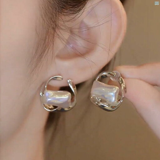 レディース アクセサリー 上品 かわいい 綺麗 付けすい シンプル フランス バロック パールイヤリング ユニーク レトロ ハイエンド イヤリング レディース アクセサリー 上品 かわいい 綺麗 付けすい シンプル フランス バロック パールイヤリング ユニーク レトロ ハイエンド イヤリング