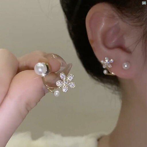 レディース アクセサリー 上品 かわいい 綺麗 付けすい シンプル 韓国 パール フラワー イヤリング ファッション ライト 高級 ハイエンド 小柄 レディース レディース アクセサリー 上品 かわいい 綺麗 付けすい シンプル 韓国 パール フラワー イヤリング ファッション ライト 高級 ハイエンド 小柄 レディース