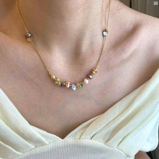 レディース アクセサリー 上品 かわいい 綺麗 付けすい シンプル レトロ カラー ナチュラル バロックパール ネックレス フレンチ ハイエンド 鎖骨 チェーン レディース レディース アクセサリー 上品 かわいい 綺麗 付けすい シンプル レトロ カラー ナチュラル バロックパール ネックレス フレンチ ハイエンド 鎖骨 チェーン レディース