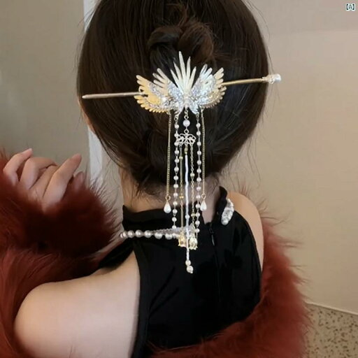 レディース アクセサリー 上品 かわいい 綺麗 付けすい シンプル フェアリー 羽 タッセル ヘアピン 高級 新 中華風 レトロ チャイナ ヘアピン後頭部 レディース ヘア アクセサリー レディース アクセサリー 上品 かわいい 綺麗 付けすい シンプル フェアリー 羽 タッセル ヘアピン 高級 新 中華風 レトロ チャイナ ヘアピン後頭部 レディース ヘア アクセサリー