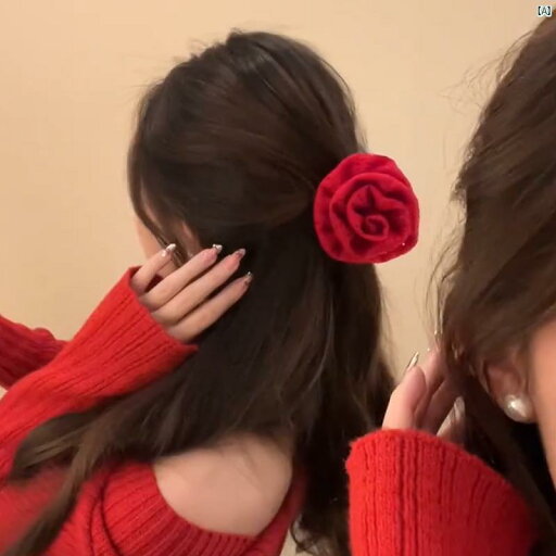 レディース アクセサリー 上品 かわいい 綺麗 付けすい シンプル レッド バラ レース ヘア ゴム 高級 優しくて ホワイト 立体的 花 カチューシャ新 帽子 レディース アクセサリー 上品 かわいい 綺麗 付けすい シンプル レッド バラ レース ヘア ゴム 高級 優しくて ホワイト 立体的 花 カチューシャ新 帽子