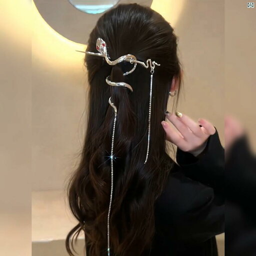 レディース アクセサリー 上品 かわいい 綺麗 付けすい シンプル ワインディング スネーク タッセル ヘアピン 中華風 ハイエンド クール ポニーテール レディース ヘア アクセサリー レディース アクセサリー 上品 かわいい 綺麗 付けすい シンプル ワインディング スネーク タッセル ヘアピン 中華風 ハイエンド クール ポニーテール レディース ヘア アクセサリー