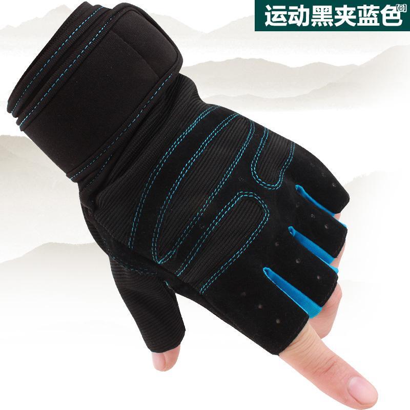 ユニセックス ファッション ファッションアイテム 小物 便利 Guan 手袋 メンズ アウトドア サイクリング ハーフフィンガー グローブ プロ フィットネス 耐摩耗 通気性 滑り止め スポーツ