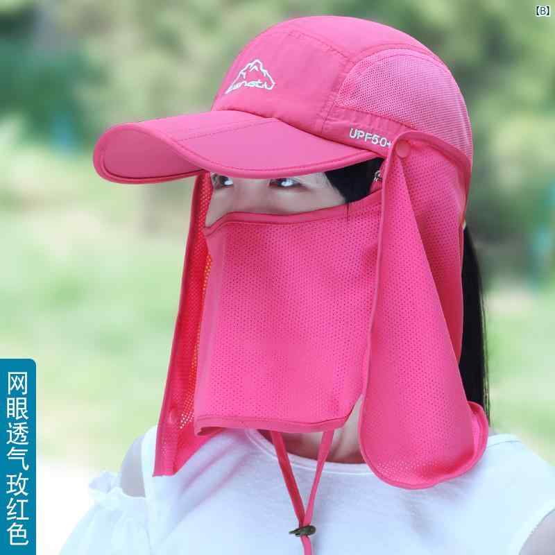 ユニセックス ファッション ファッションアイテム 小物 便利 日焼け防止 帽子 メンズ サンハット スポーツ アウトドア サイクリング フェイスカバー 紫外線 防止 登山 釣り 夏 日よけ