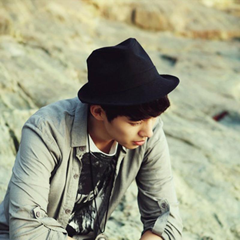 トング ハット レディース メンズ 春秋冬 ブラック ドーム 英国 レトロ シンプル ジャズ 韓国