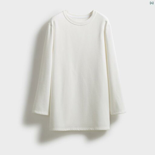 レディース ファッション オシャレ 大歳 上品 ママ お母さん 綺麗 特注 ベルベット 暖かい キープ ミドル丈 ホワイト 長袖 Tシャツ シャーク パンツ 重ねた レディース ファッション オシャレ 大歳 上品 ママ お母さん 綺麗 特注 ベルベット 暖かい キープ ミドル丈 ホワイト 長袖 Tシャツ シャーク パンツ 重ねた