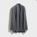 レディース ファッション オシャレ 大歳 上品 ママ お母さん 綺麗 秋 リラックス 汎用性 ウール カーディガン ROW ウィンド パイル カラー ニット ジャケット