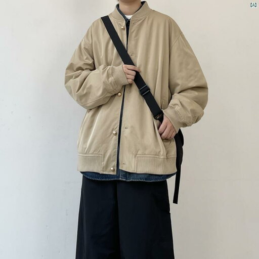 メンズ ファッション オシャレ かっこいい ベースボール ジャケット ユニセックス ショート カジュアル 製 春秋 ボン バー メンズ ファッション オシャレ かっこいい ベースボール ジャケット ユニセックス ショート カジュアル 製 春秋 ボン バー