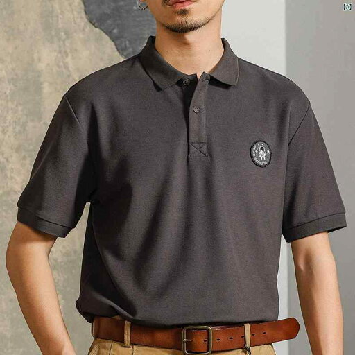 メンズ ファッション アメカジ オシャレ 夏 メンズ ポロシャツ 英国 レトロ コットン カレッジ 半袖 Tシャツ メンズ ファッション アメカジ オシャレ 夏 メンズ ポロシャツ 英国 レトロ コットン カレッジ 半袖 Tシャツ
