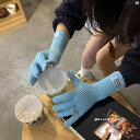 韓国 韓国雑貨 インテリア 小物 Girl ' s Record キャンディーブルー ~ 長め 韓国 秋冬 ウール ニット かわいい リボン 暖かい タッチ スクリーン 手袋(4)