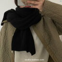 韓国 韓国雑貨 インテリア 小物 控えめ ブラック ~ ノーメイク カップル スカーフ 巨大 ソフト ワックス 秋冬 暖かい 大判 ショール メンズレディース(4)
