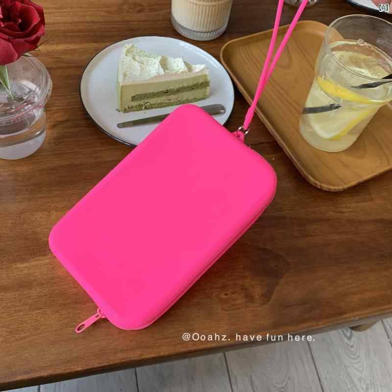 韓国　韓国雑貨　インテリア　小物 たま ダメ ソフトシリコン ポータブル コイン 携帯電話 バッグ 多機能 小型 雑貨 収納